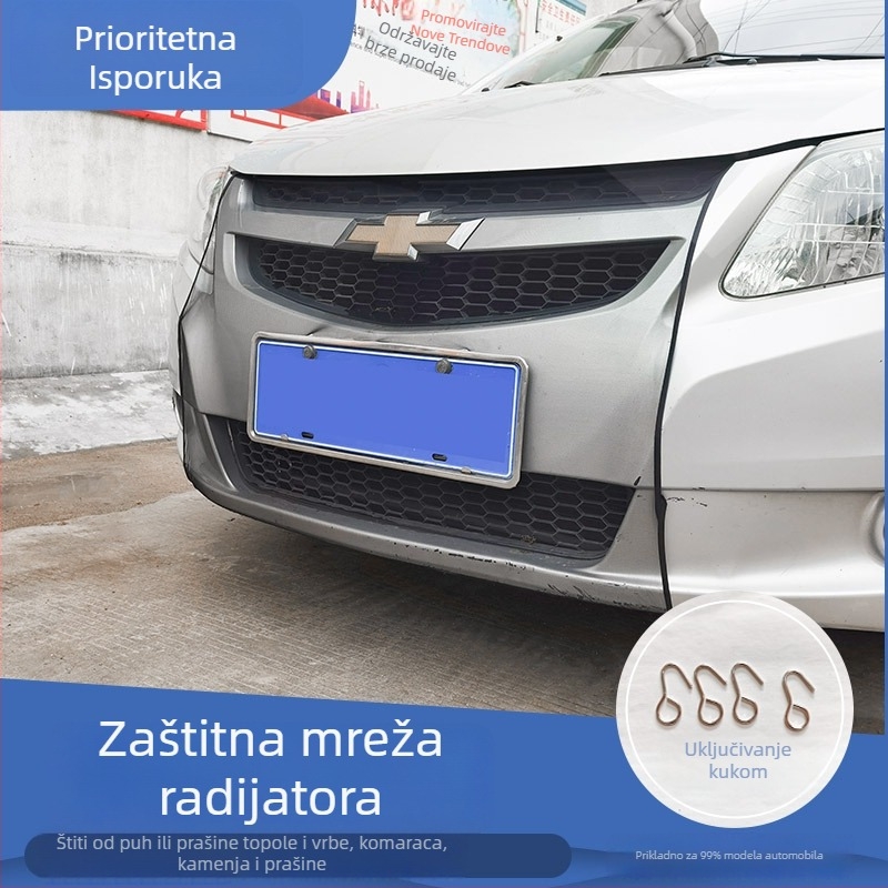 Mreža za zaštitu radijatora automobila — univerzalna prednja mreža, protiv vlakana i insekata