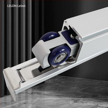 Dvostrani klizna vrata amortizacijski kolut — set od 4 koluta s hidrauličnim visećim kolutom, cink aluminij, M60, vanjski promjer 23,5 mm, promjer osovine 26 mm, nosivost 60 kg