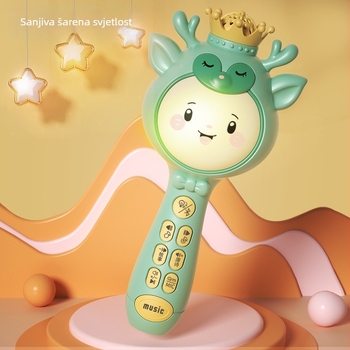 Bežični dječji mikrofon-igračka s eho efektom, plastična konstrukcija, za djecu 4–6 godina, unisex, 3C certificirano