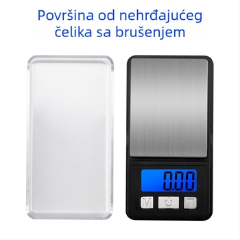 DGGY-201 Mini elektronički vaga za nakit, kapacitet 500 g, elektroničko mjerenje, napajanje 2x AAA