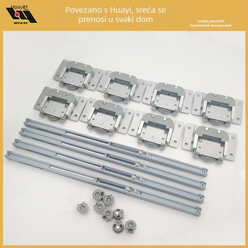 Težak kotačić za klizna vrata ormara, od aluminijske legure, vanjski promjer 1236 mm, promjer osovine 1220 mm, radijus kanala za uže 215 mm, nosivost 100 kg