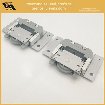 Težak kotačić za klizna vrata ormara, od aluminijske legure, vanjski promjer 1236 mm, promjer osovine 1220 mm, radijus kanala za uže 215 mm, nosivost 100 kg