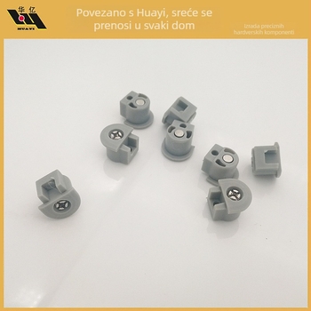 Težak kotačić za klizna vrata ormara, od aluminijske legure, vanjski promjer 1236 mm, promjer osovine 1220 mm, radijus kanala za uže 215 mm, nosivost 100 kg