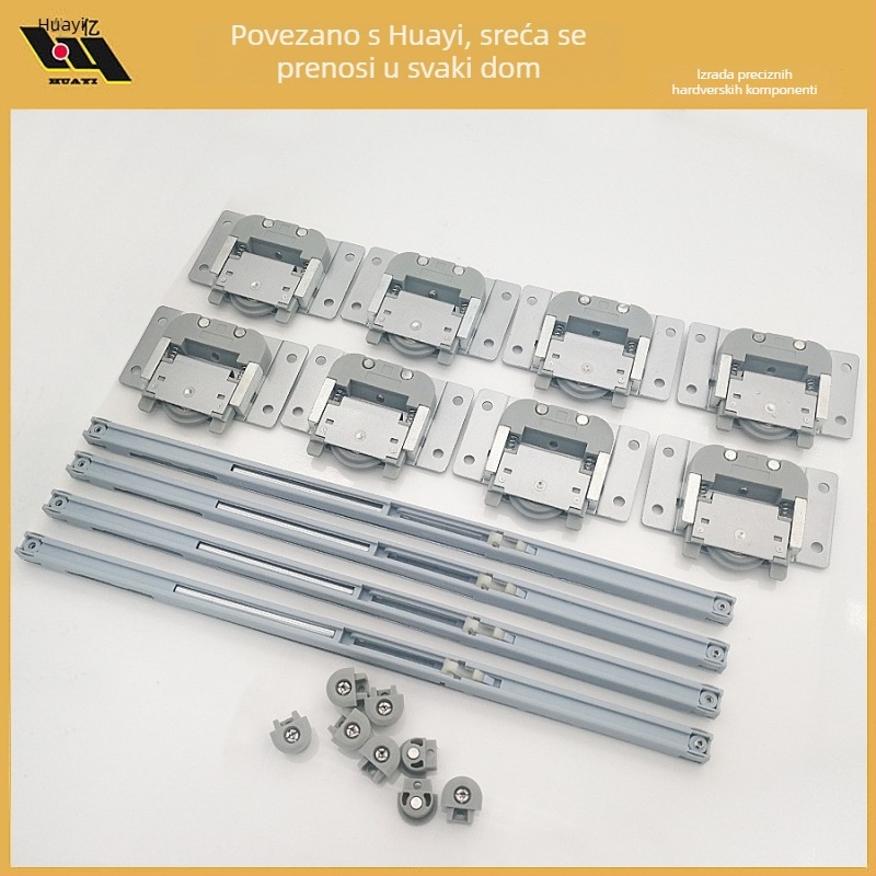 Težak kotačić za klizna vrata ormara, od aluminijske legure, vanjski promjer 1236 mm, promjer osovine 1220 mm, radijus kanala za uže 215 mm, nosivost 100 kg