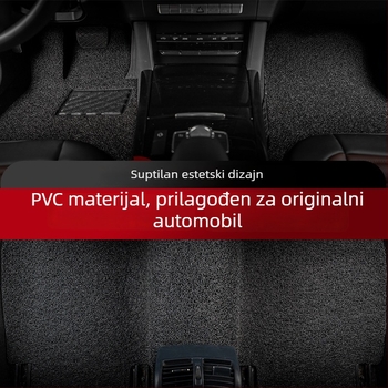 Automobilske podne prostirke s silk-circle dizajnom (PVC materijal; za posebno vozilo; bez loga; podrijetlo Beijing)