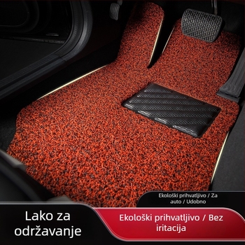 Automobilske podne prostirke s silk-circle dizajnom (PVC materijal; za posebno vozilo; bez loga; podrijetlo Beijing)