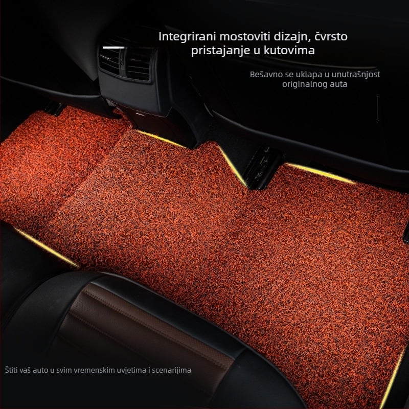 Automobilske podne prostirke s silk-circle dizajnom (PVC materijal; za posebno vozilo; bez loga; podrijetlo Beijing)