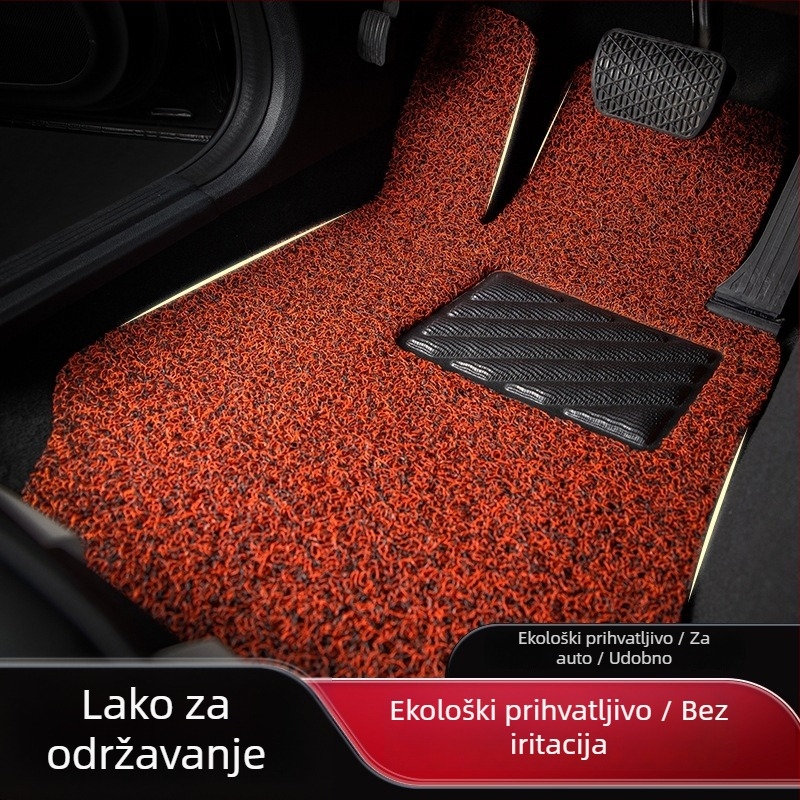 Automobilske podne prostirke s silk-circle dizajnom (PVC materijal; za posebno vozilo; bez loga; podrijetlo Beijing)