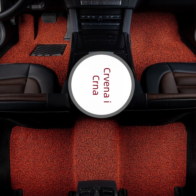 Automobilske podne prostirke s silk-circle dizajnom (PVC materijal; za posebno vozilo; bez loga; podrijetlo Beijing)