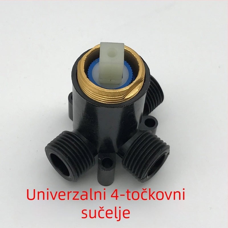 Zidno postavljeni tuš miješalica set, jednoruku dvostruko upravljanje, protok 6 L/min, tlak 0,8 MPa, vruća voda do 95°C