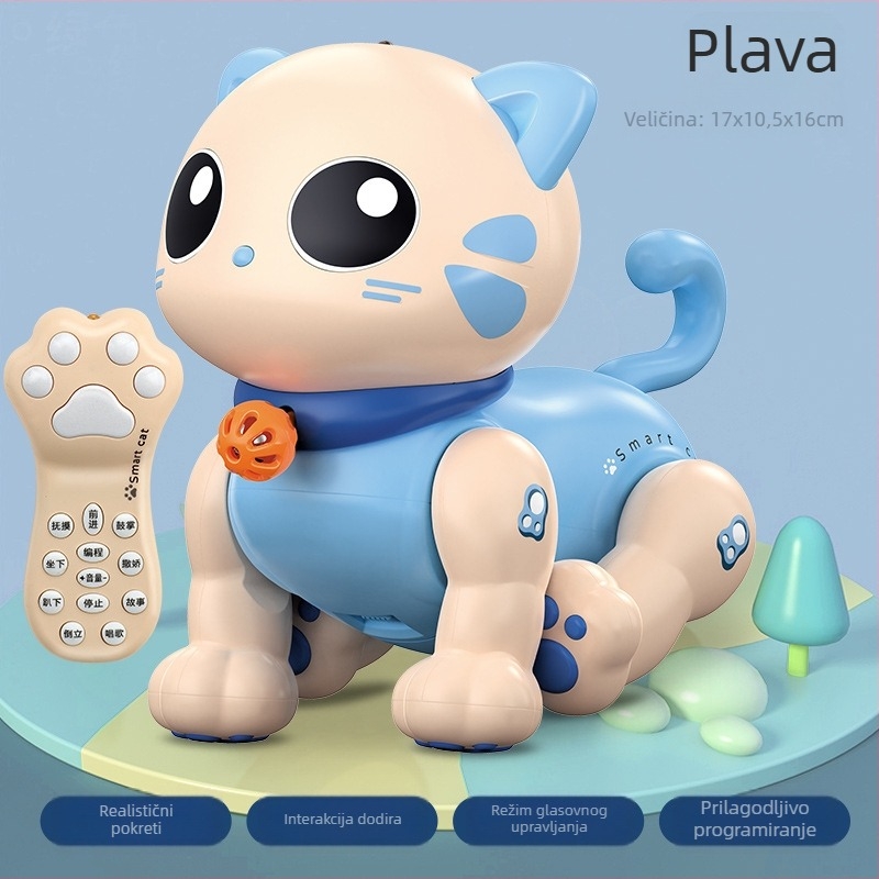 Interaktivna edukativna igračka za dojenčad — puzajući prasac s dodirnom senzom, pričama i glazbom (plastika, litijska baterija, za uzrast 0–3)