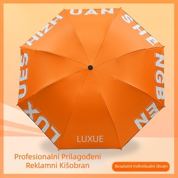 Sunčanik s prilagođenim logotipom – potpuno printanje, ručno otvaranje zatvaranje, okvir s 8 krakova, Vinyl 190T tkanina, UV zaštita UPF30+