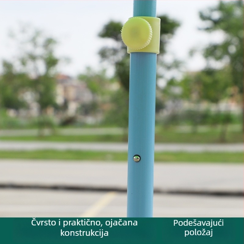 Reklamni kišobran s 8 željeznih rebara, poliesterska tkanina 210T, ručno otvaranje, mogućnost otiska logotipa