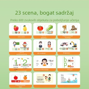 Govoreća mašina za rano obrazovanje s audio knjigom (Marka Starship; Funkcija: ponovno napajanje, s glazbom/glasom; Materijal: papir; Napajanje: litijska baterija; Dobna skupina: 4–6 godina)