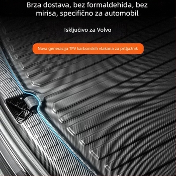 Podložak za prtljažnik za Volvo XC90, S60, L40 i V80 – unutarnja oprema za 7 sjedala