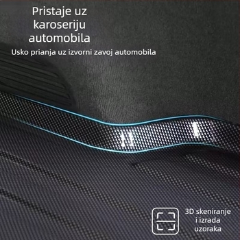 Podložak za prtljažnik za Volvo XC90, S60, L40 i V80 – unutarnja oprema za 7 sjedala