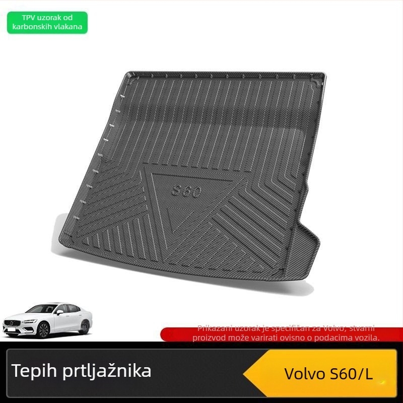 Podložak za prtljažnik za Volvo XC90, S60, L40 i V80 – unutarnja oprema za 7 sjedala