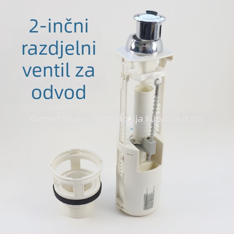 XAWY univerzalni ventil za ispiranje klozete, ABS, dvostruki pritisak mehanizam, ugradnja