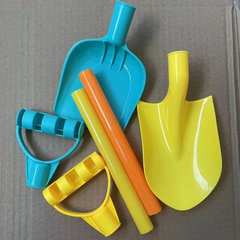 Leche set alata za pijesak na plaži – ojačani plastični lopatice, alati za pijesak, pakiranje mrežastom vrećicom, uzrast 7–14 godina