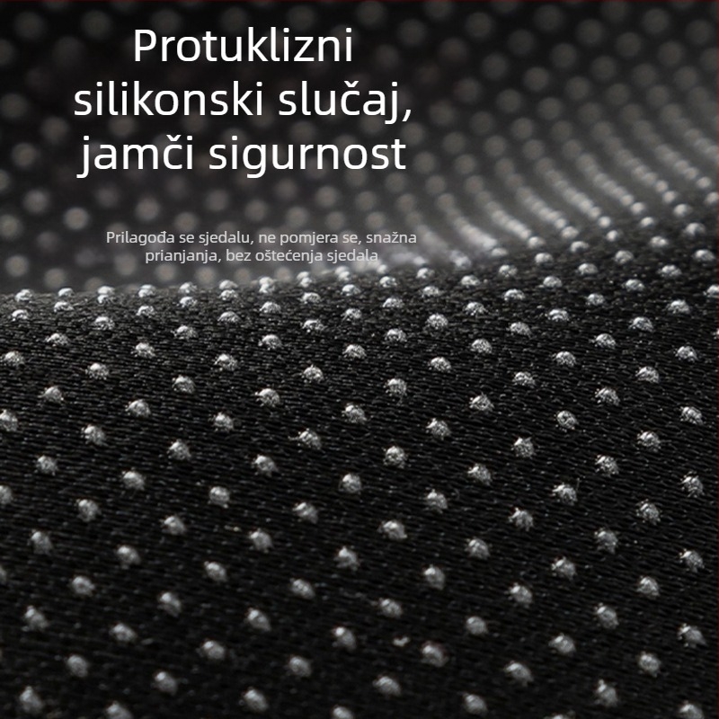 Ventilirajući hlađajući jastuk za automobil s USB ventilatorom, kompatibilnost 12V/24V, za auto, kamion i ured, poliester površina