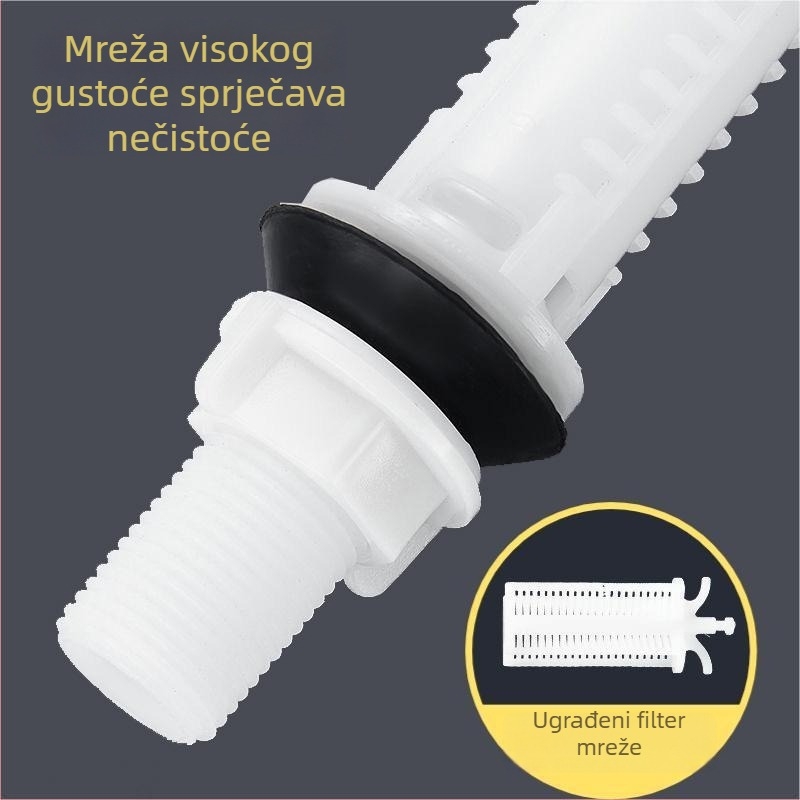 Set ventila za odvodnju spremnika vode i gumb za ispiranje – plastika, Huixin, ručna instalacija, moderni minimalistički stil, podrijetlo Ningbo