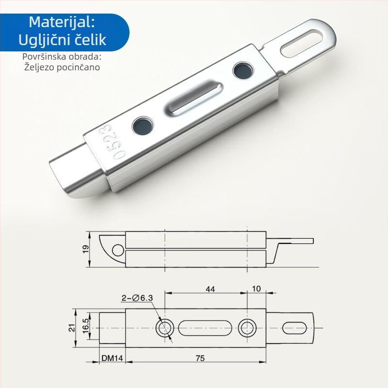 Gurui Tip A Čep, Nehrđajući čelik, Elektroplatiranje, Model 0523