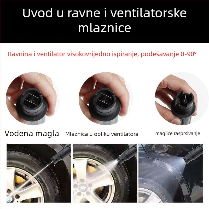Visokotlačna vodena pištolj s aluminijskim vrhom, aluminijskim ventilom, aluminijskim spojem, Duckbill Head