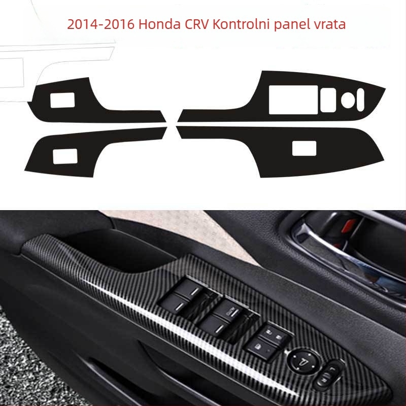 Ditu karbonskih vlakana unutarnje dekorativne naljepnice za CR-V 2014–2016, s ljepilom