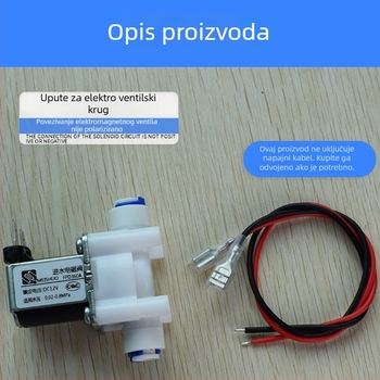 Solenoidni ventil za pročišćavanje vode, model 12V ulaz vode, kapacitet 100, marka Qinyongquan, spajanje