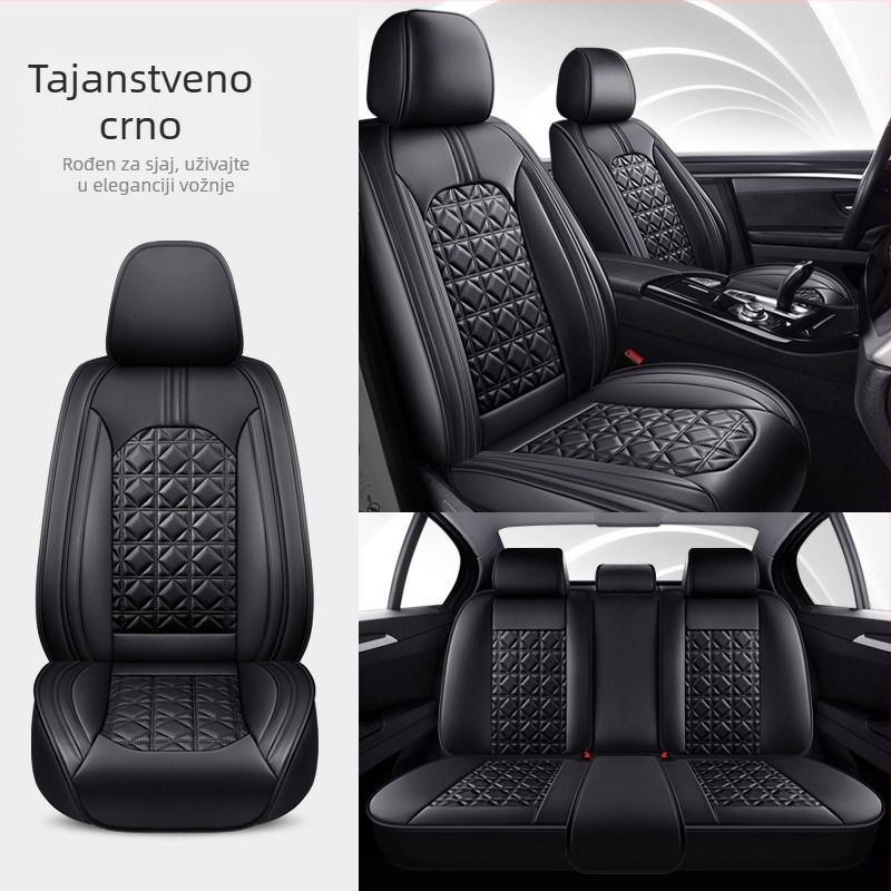 Navlake za sjedala automobila, universalne za pet mjesta, sve sezone, PVC/plastični materijal, bez punila, marka Lingtou