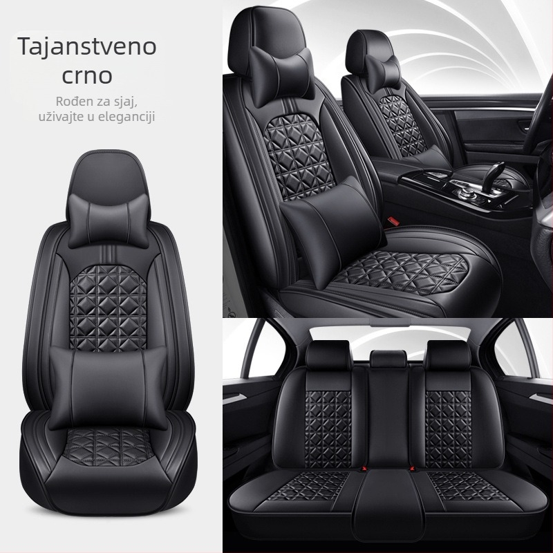 Navlake za sjedala automobila, universalne za pet mjesta, sve sezone, PVC/plastični materijal, bez punila, marka Lingtou