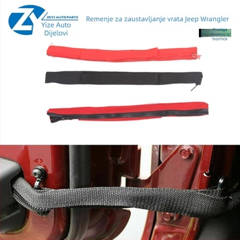 Wrangler remen za ograničenje vrata, pričvršćen na šinu, pleteni užet modifikaciji CJ/YJ/JK/KL 97-25