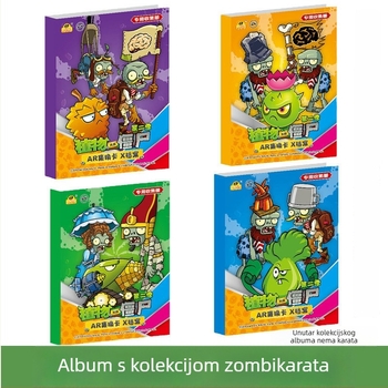 Dalog Family Plants vs Zombies kartični zbirka album, s rasporedom od 4 ćelije, 20 unutarnjih stranica, materijal plast/papir, za djecu 4–6 godina