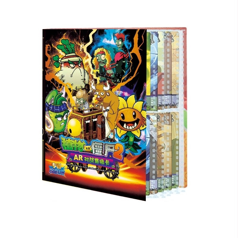 Dalog Family Plants vs Zombies kartični zbirka album, s rasporedom od 4 ćelije, 20 unutarnjih stranica, materijal plast/papir, za djecu 4–6 godina