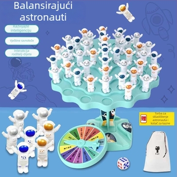 Astronaut Balansna igra – edukativna, interaktivna za roditelje i djecu, za unutarnju i vanjsku upotrebu (4–6 godina)