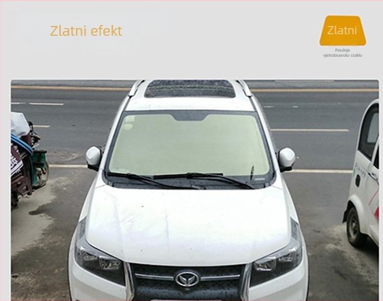 Film za prednje staklo automobila s toplinskom izolacijom i protueksplozijskom zaštitom, propusnost 71–80%, metalni izolacijski sloj, jamstvo 10+ godina