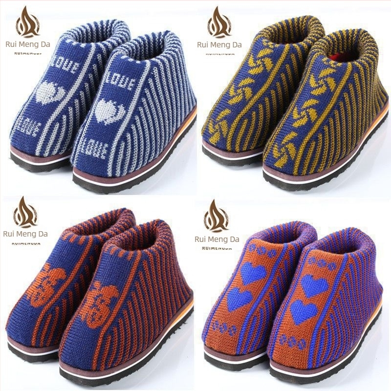 Domaće papuče s gumom potplatom - proljeće, model: Drugo, tip obuće: Drugo, elegantan gradski stil