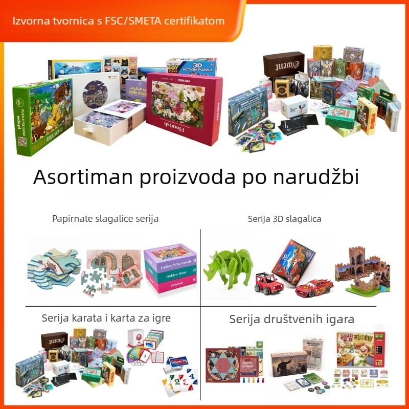 Stolna igra s banknotnim žetonima i kartama – papirnati dijelovi, brend Qinyi, za uzrast 7–35 godina.