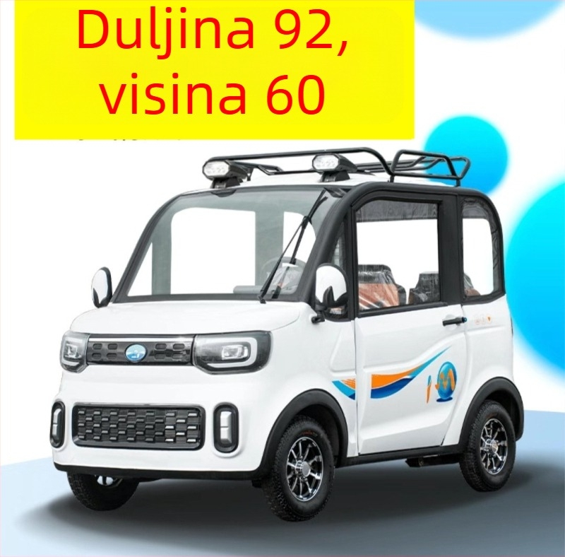 Zatvorena zavjesa za sunce za električne kolica za starije osobe, mreža protiv komaraca i peludi – za modele s tri ili četiri kotača