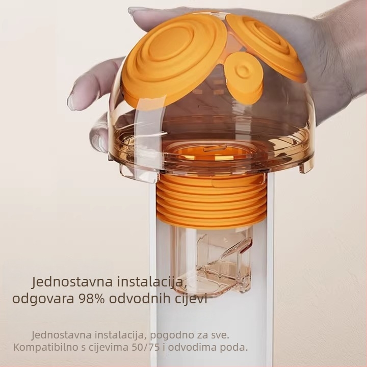 Trostruki spoj za odvodnu cijev perilice rublja – ABS materijal, Riverside, šifra 4567, 1:2 razdjelnik