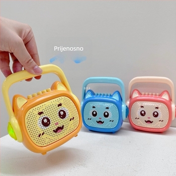 Edukativna Bluetooth priča mašina za djecu – interaktivni glazbeno-glasovni player, emocionalni razvoj, 0–3 godine, plastična