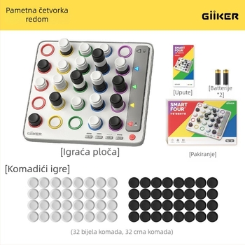 Giiker Rainbow Sklopivi edukativni igrač za djecu — ABS, 7–14 godina, razvija logičko razmišljanje i vještine ruku