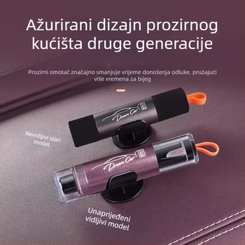 Sigurnosni čekić za auto staklo, kompatibilan s Xiaomi Su7/Yu7 – 2-u-1 alat za spašavanje, unutarnja dodatna oprema