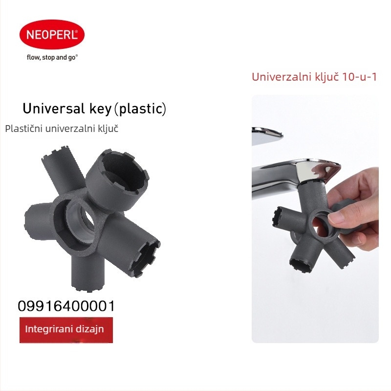 Neoperl alat za demontažu aeratora slavine – neklizajući držač, plastičan, Watermark potvrda (WMKA21177)
