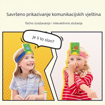 Kartična puzzle društvena igra – verbalno izraživanje, interakcija roditelj-dijete, interaktivne igre, papirni materijal