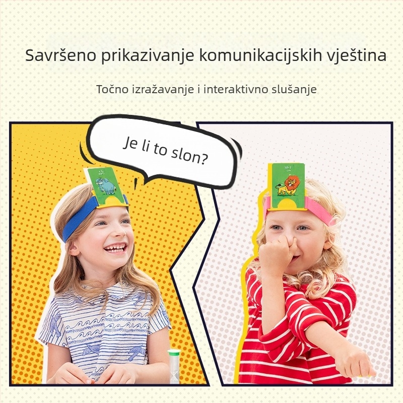 Kartična puzzle društvena igra – verbalno izraživanje, interakcija roditelj-dijete, interaktivne igre, papirni materijal