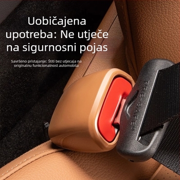 Horse friend Silikonski zaštitnik kopče sigurnosnog pojasa, otporan na ogrebotine, kompatibilan s Mercedes-Benz E-Class E300L i GLC/C-Class, unutarnji auto dodatak