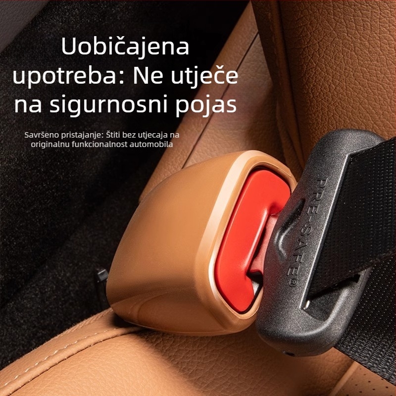Horse friend Silikonski zaštitnik kopče sigurnosnog pojasa, otporan na ogrebotine, kompatibilan s Mercedes-Benz E-Class E300L i GLC/C-Class, unutarnji auto dodatak