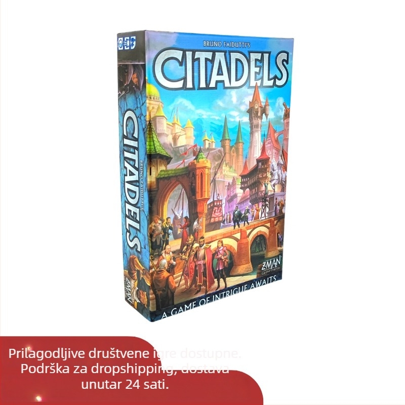 Citadels društvena igra – Revidirano izdanje; Materijal: papir; Kategorija: kartice za društvenu igru; Pogodno za uzrast: 7–14, 15–35, 36–60, 61+