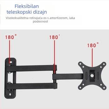X100 zidni nosač za TV/monitor – mehaničko podešavanje, nosivost do 5 kg, zidni montiranje